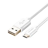 Reversible Micro to Reversible USB Cable, BlitzWolf 3.3ft Android Phone Double Sided Charger and Data Sync Cable for Samsung Galaxy S6 Plus Note 4 5 Edge, HTC M9, Xperia Z3 Z2, Moto X (White)
