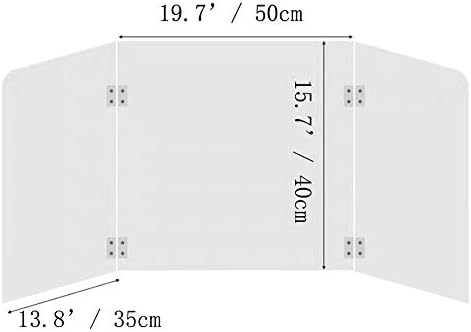 新作商品大特価 の学校の学生のデスク用クリアアンチスプレー分離ボード くしゃみ咳ガード オフィス用保護アクリルシールドウォール Color 10 Pcs Size 19 7 X 15 7 X 13 8 公式ショップ の