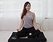 Mindful and Modern Zabuton Meditation Cushion - Cotton Meditating Mat for Best Kneeling and Sitting Support - Large Rectangular Floor Pillow for Zafu or Bench