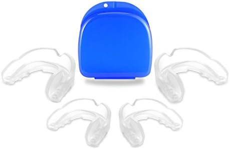 Sports Mouth Guards from ProDental (4 pack)- No BPA Soft Material, - Customizable for Comfort - Fits Any Size Mouth - Athletic Teeth Mouth Guards Designed to Provide Maximum Protection