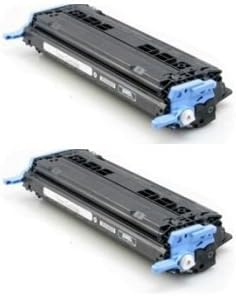 Global Cartridges Remanufactured Black Q6000A Cartridge Replacement for HP 124A/HP 2600( BLACK, 2-Pack)