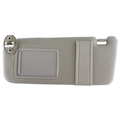IAMAUTO 27504 Left Driver's Side Gray Sun Visor for 2009 2010 2011 2012 2013 2014 2015 2016 Toyota Venza