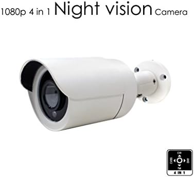 AED 1080p 4 in 1 TVI/AHD/CVI/ Analog Metal Mini Bullet Camera with 2.1MP CMOS 3.6mm Lens, SMD IR, Tinted Glass, Control Over Coax(UTC) compatible with any video recorders