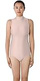 JustinCostume Women's Spandex Turtleneck Sleeveless Dance Leotard Costume