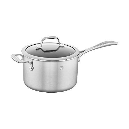 Click Here to See More Images ZWILLING Spirit 3-ply 4-qt Stainless Steel Ceramic Nonstick Saucepan