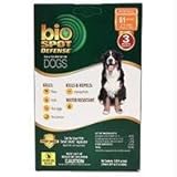 Farnam Pet-Bio Spot Defense Flea & Tick Spot On For Dogs- 3 Month Refill Over 80 Pounds