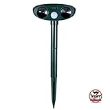 Kingstar Outdoor Ultrasonic Animal Pet Repeller Solar Powered Rechargeable Battery Operated Cat Dog Scarer