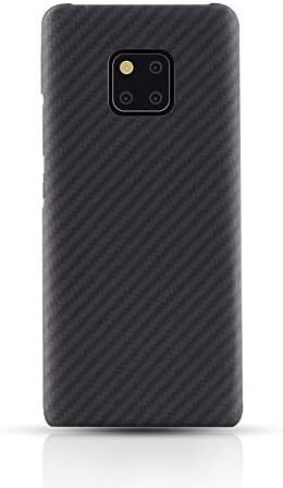Genuine Luxury Texture Carbon Fiber Phone Case for Huawei P10, P10 Plus, Mate10, Mate10 Pro, P20, P20 Pro, Mate RS, Mate 20, Mate 20pro, Mate 20X (Matte Black, P20)