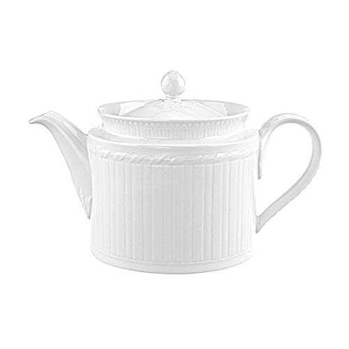 Villeroy & Boch 1046000460 Cellini Teapot, 40.5 oz, White