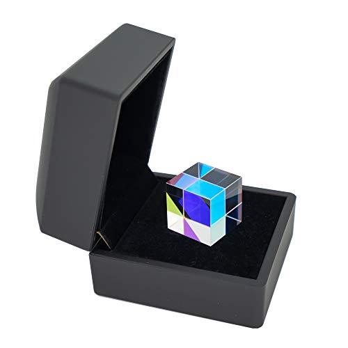31eVwcD4zXL StayMax Dichroic X-Cube Prism RGB Dispersion Prism for Physics and Decoration with Storage Box