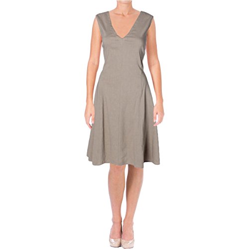Theory Womens Kalsington Crunch Wash V Neck Fit And Flare | Desertcart  Antigua and Barbuda