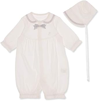 Amazon Co Jp 西松屋 Efd スムース帽子付きセレモニードレス セーラー型 新生児50 60cm 新生児 服 ファッション小物