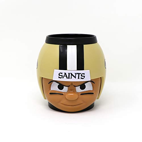 Party Animal Officially Licensed NFL BMNO New Orleans Saints Big Sip Drink Mug 16oz. Multi