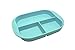 Kinderville Divided Plate, Blue