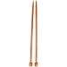ChiaoGoo Single Point 13 inch (33cm) Wooden Knitting Needle Size US 19 (15mm) 1033-19