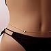Simsly Boho Body Chain Jewelry Star Waist Belly Necklace Chains for Women and Girls. (Silver)