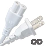 Ipax 15 Ft White Extra Long 2-Slots Cable Cord Compatible with LG TCL Samsung UN40MU6300 UN43MU6300 UN50MU6300 UN55MU6300 UN65MU6300 UN75MU6300 QN49Q6F QN55Q6F QN65Q6FN QN75Q6 QN82Q6 LED Smart TV