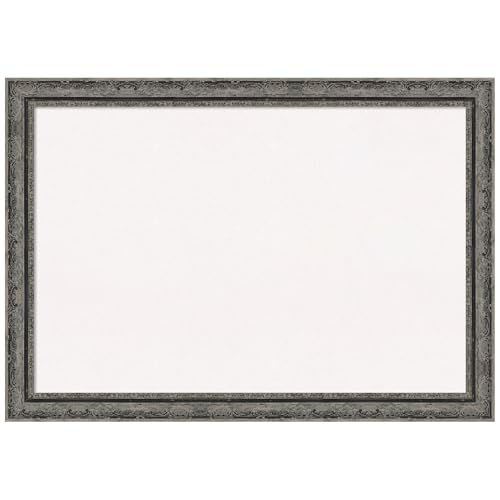 Amanti Art White Cork Board for Wall, 28x40 Vision Board with Black Frame, Larg…