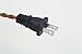 SKIVTGLAMP 5.9' Braided Wire with Dimmer Weave Rope for DIY Retro Style Replacement Open Wires Dimmable Switch Plug-in Cord（Brown）
