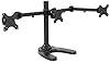 VIVO Triple Monitor Free Standing Desk Mount | Heavy Duty Fully - View #8