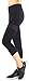Sugar Pocket Women's Capri Tights Workout Pants Mesh Splice