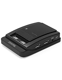 Plugable USB 2.0 7 Port Hub de alta velocidad con adaptador de alimentación de 15 W