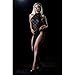 Amoretu Womens Floral Lace Lingerie Long Cheongsam Side Split Gown Black