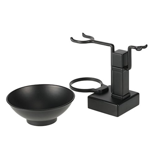 2 in 1 Alloy Shaving Holder Set Brush Razor & Soap Bowl Mug Cup Stand Holder Male Shaving Kit Appliance