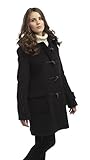 Womens London Luxury Duffle Coat (8, Navy)