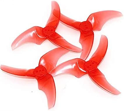 EMAX 2 Pairs Avan Rush Propellers 2.5 Inch 3-Blade Props 2CW 2CCW Propellers for 3S to 4S 1106 Brushless Motor Tinyhawk II Freestyle, Tinyhawk III Plus Freestyle RC Quadcopter FPV Racing Drone