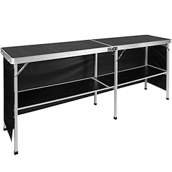 REDCAMP Extra Long Portable Bar Table, Pop-Up