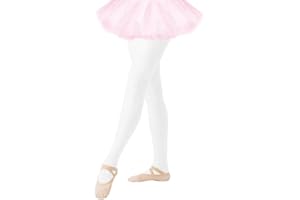 Ballet Tights Girls Dance Tights 90D Ultra Soft Footed Tights School Leggings Pantyhose for Kids Girls 1-3 Pack
