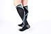 Doc Miller Compression Socks for Running - 20-30mmHg - Medical Graduated Compression Socks for Women Men - Nurses, Travel, Pregnancy and Recovery - 1 Pair Large Size - Black and Blue