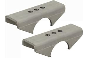 Ruffstuff Specialties Universal Leaf Spring Perch Pads for Axle Housing - compatible with Dana 60, Ford 8.8 & Ford 9" - R1328 - (2.5" Wide Spring 3.25" Tube)