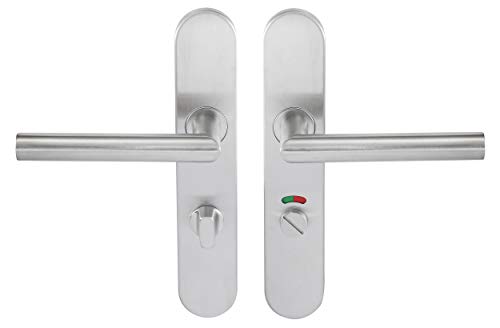 Bricard Tempo Disco 666470 Set of Stainless Steel Handles on Plate, 666471