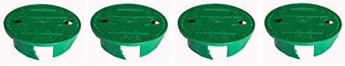 Underhill VL-6 VersaLid 6” to 7” Universal Sprinkler Valve Box Lid - Green (4-Pack)