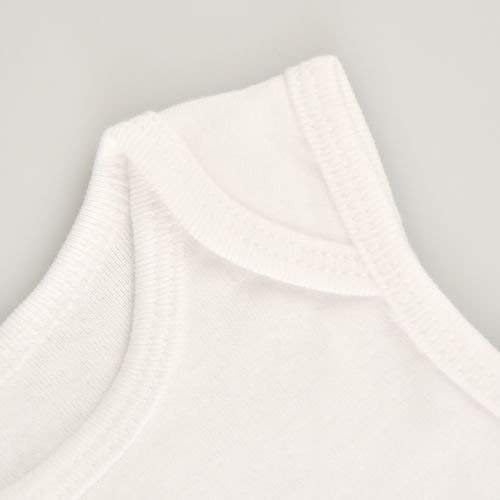notebepisse Rice Wine Cartoon Baby Sleeveless Bodysuits Unisex Cute Lap Shoulder Onesies