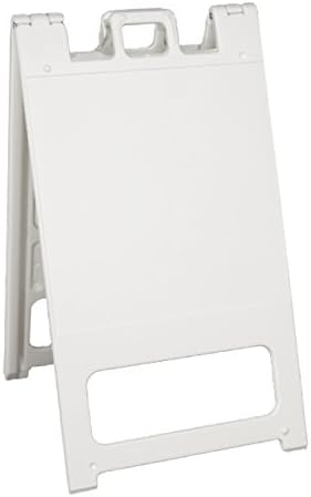 Squarecade 45 Portable Sign Stand, Color=White