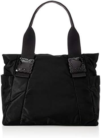Anna Sui 312101 Women’s Tote Bag, Medium, Compact, Black