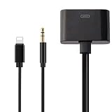 30 Pin Adapter | 8 Pin Male to 30 Pin Female | Works with Smartphones, Cars, Docking Stations and More Black- 20cm