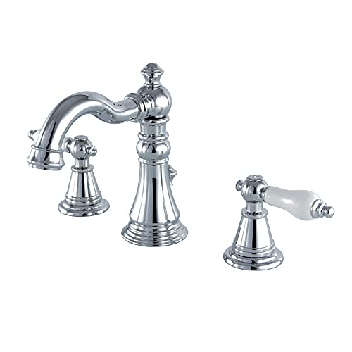 Kingston Brass FSC1971PL English Classic Widespread Lavatory Faucet, 5-5/16" Sp…