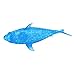 WFFO Slow Rising Squishy Toy, Spongy Dolphin Bead Stress Ball Toy Squeezable Squishies Toy Stress Relief Toy or Kids Party Toys Stress Reliever Toy (Blue)