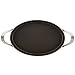 Rachael Ray Cucina Nonstick Sauce Pan/Saucepan/Oval Sauteuse with Lid, 5 Quart, Cranberry Red