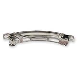 French Barrette Style Hair Clips 60mm 2 3/8 inch (50) 23006 by VanMobileGear