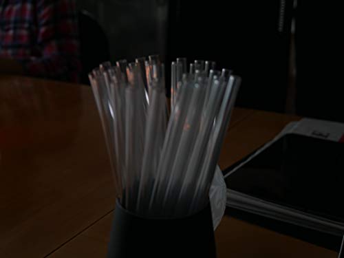 Glas Strohhalme 20cm, 10 Stück - Wiederverwendbare klarglas Trinkhalme aus Spezialglas, Nachhaltig: plastikfreie… – Bild 5
