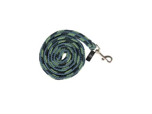 HKM Livigno Lead rope with snap hook Blue/Green 140 cm