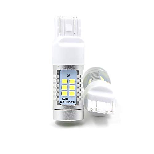 Dantoo 2 pcs 7443 7444 7441 7440 LED Bulb Extremely Bright Reverse Light Bulbs 6000K Xenon 21 SMD White Backup Reverse LED Light Lamp