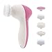 Lisli 5 in1 Multifunction Electric Face Facial Cleansing Brush Spa Skin Care massage Portable