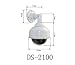 UniquExceptional UDC6 Outdoor Dome Fake Security Camera with BLINKING LIGHT