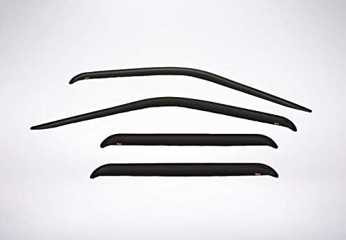 Wade 4-Piece Tape-On Slim Wind Deflectors Vent Visors for a 2018-2019 Jeep Wrangler JL Unlimited